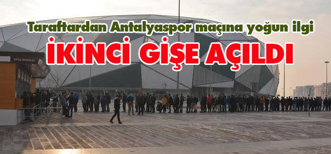 Konyaspor taraftarından Antalya maçına yoğun ilgi