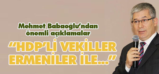 Babaoğlu'ndan önemli açıklamalar