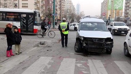 Konya’da trafik kazası
