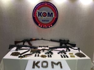 Hatay'da kaçak silah operasyonu