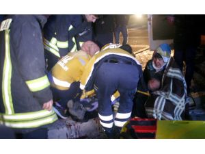 Yaralı anne önce çocuklarına müdahale edilmesini istedi