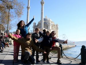 Dünya gezgini aile Türkiye'de