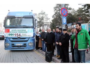 Nevşehir'den Bayırbucak Türkmenlerine yardım