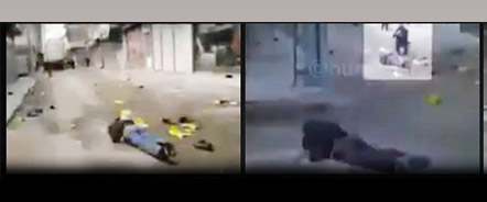 Ölü taklidi yapan HDP'liler VİDEO