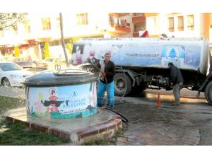 Pursaklar'ın temizliği için çalışıyorlar