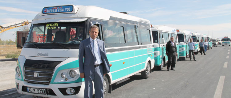 Konya'da minibüs ücretlerine zam