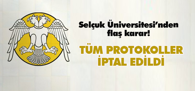 Selçuk Üniversitesi vakıf üniversiteleri ile protokollerini iptal etti