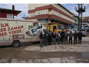 Derbent'ten Bayırbucak Türkmenlerine yardım