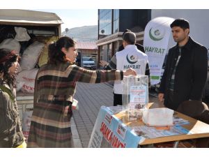 Kahramanmaraş'ta Bayırbucak Türkmenlerine yardım