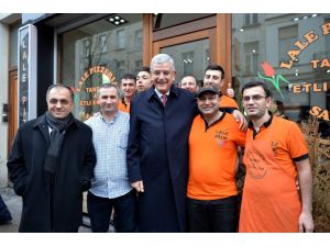 Bakan Bozkır Brüksel'de