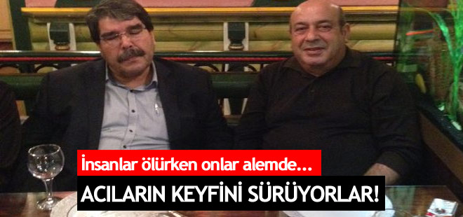 İnsanlar ölürken onlar alem yapıyor!