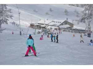 Kartalkaya’da hafta sonu yoğunluğu
