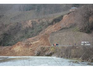 Giresun'da heyelan