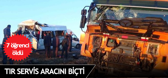 TIR servisi biçti: 7 ölü, 16 yaralı