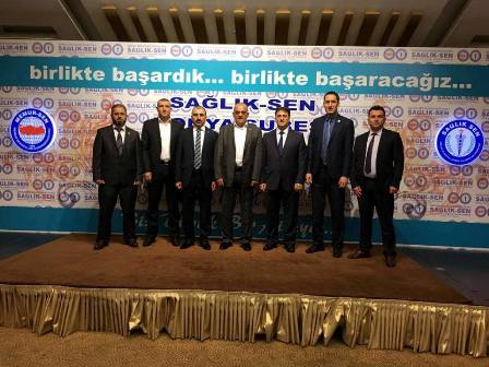 Sağlık-Sen'de Başkan Uysal Güven Tazeledi...