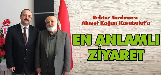 Ahmet Kağan Karabulut'a en anlamlı ziyaret