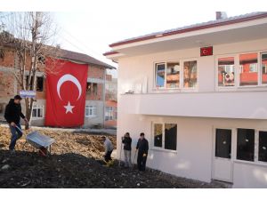 Şehidin ev hayalini devlet gerçekleştirdi