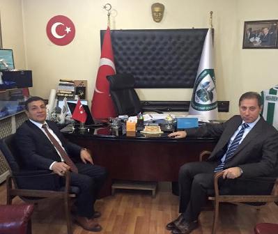 Yılmaz, Minibüsçüler Odası'nı ziyaret etti