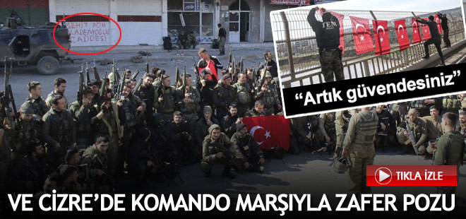 Operasyonların ardından Cizre böyle görüntülendi