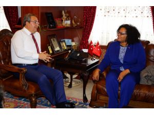 ABD'li heyetten Başkan Ünver'e ziyaret