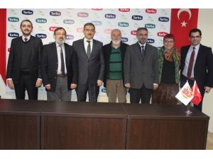 Rektör Şahin gazeteciler konseyini ziyaret