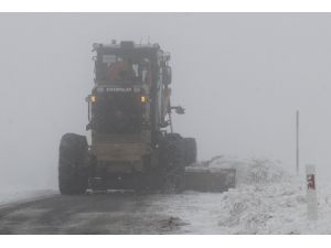 Beypazarı'nda kar yağışı