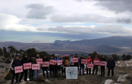 Doğaseverlere bin 760 metrede sevgililer gününü sürprizi
