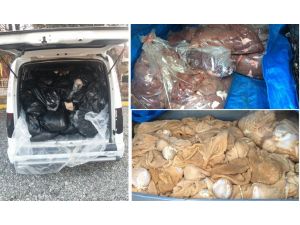 Diyarbakır'da kaçak hayvansal ürünlerle mücadele