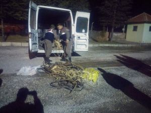 Konya'da kablo hırsızlığı iddiası