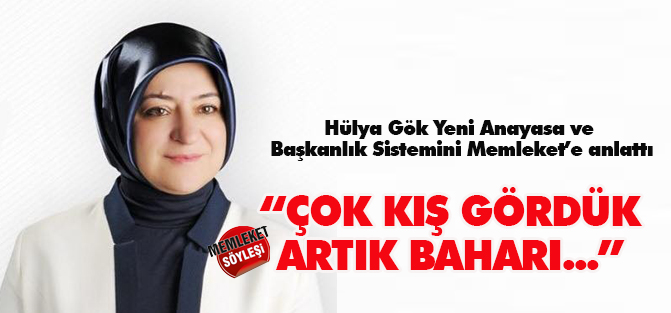 "Hep kışı yaşadık artık baharı görelim"