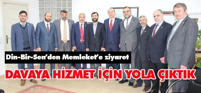 İslam davasına hizmet için YOLA ÇIKTIK