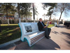 Konuşan banklar Beyşehir'i tanıtıyor