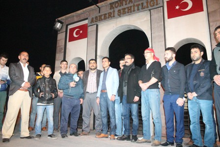 Konya’da Ankara ve Diyarbakır'daki terör olaylarına tepki