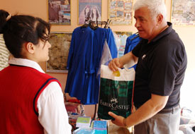 Ereğli'de kırtasiye yardımı