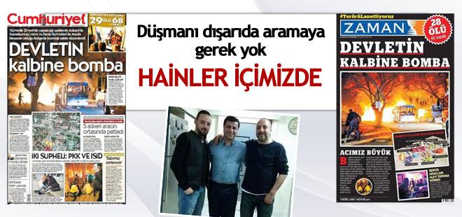 Bunlar da içimizdeki hainler!