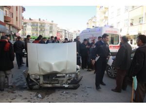 Çubuk'ta trafik kazası: 1 yaralı