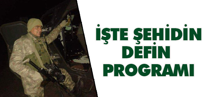 Konyalı şehit Karabulut'un defin programı belli oldu