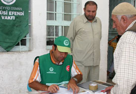 O. Hulusi Efendi Vakfı'ndan yardım