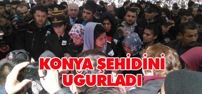 Şehit Uzman Çavuşu Coşkun Karabulut'u, Akşehir'de 15 Bin Kişi Uğurladı
