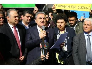 CHP Ankara İl Başkanlığından Cerattepe protestosu