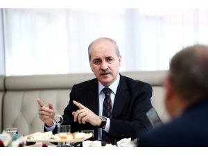 Kurtulmuş, uluslararası basın kuruluşlarının temsilcileriyle görüştü