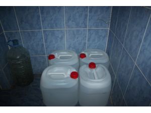 Edirne'de sahte içki operasyonu