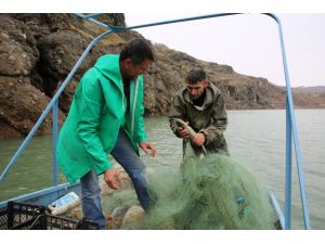Uzunçayır Barajı'nda balıkçılığı öğrendiler