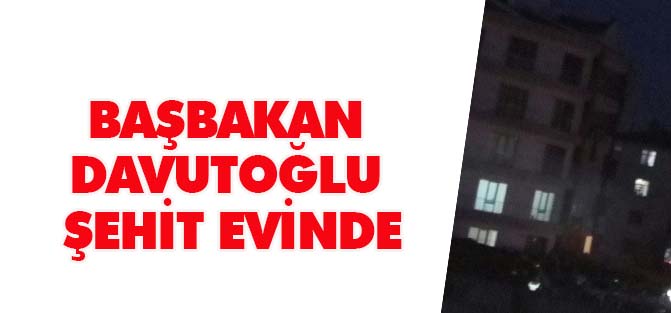 Başbakan Davutoğlu'ndan Konyalı şehidin ailesine taziye ziyareti