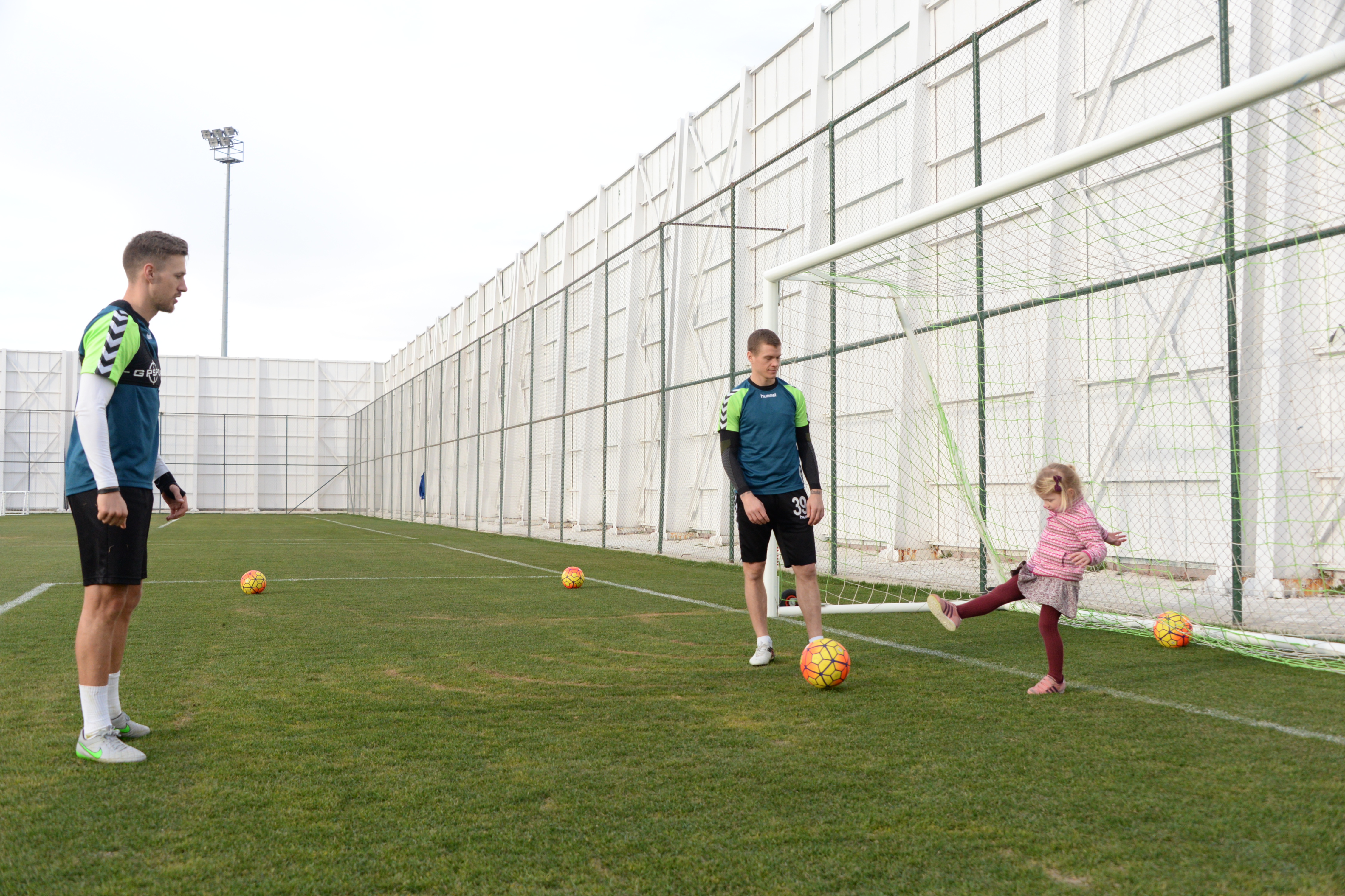Novalie Holmen, antrenmanın neşe kaynağı oldu