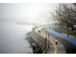 Tekirdağ'da yoğun sis
