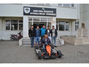 Hurdadan Go-Kart aracı yaptılar