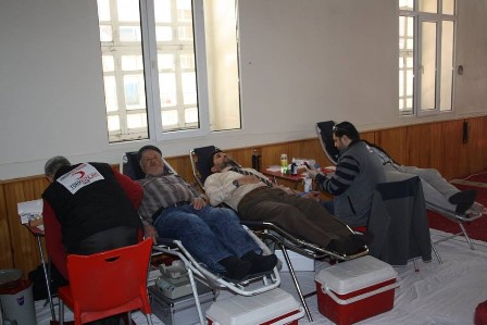 Derbent’te camide kan bağışı kampanyası