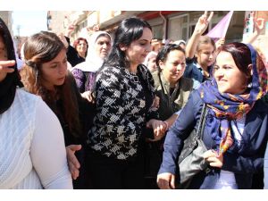 HDP Eş Genel Başkanı Yüksekdağ Silopi'de
