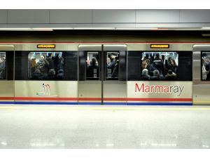 Marmaray'dan 61 milyon yolcu geçti